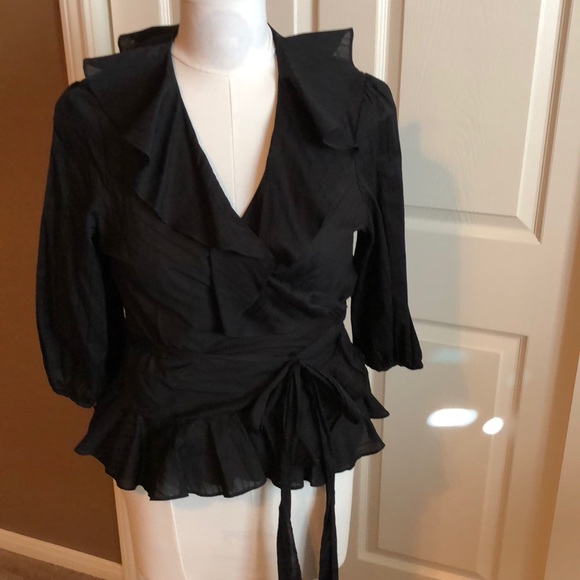 Lauren Ralph Lauren wrap blouse - Picture 1 of 4